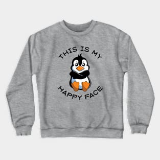 This Is my Happy Face Crewneck Sweatshirt